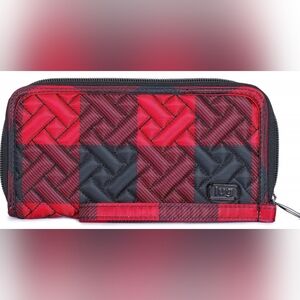 LUG Handspring Wallet - Buffalo Check Red